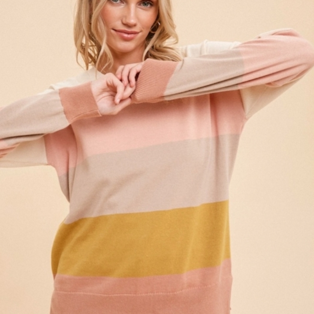 Hem & Thread Colorblock Sweater - Picture 4 of 7